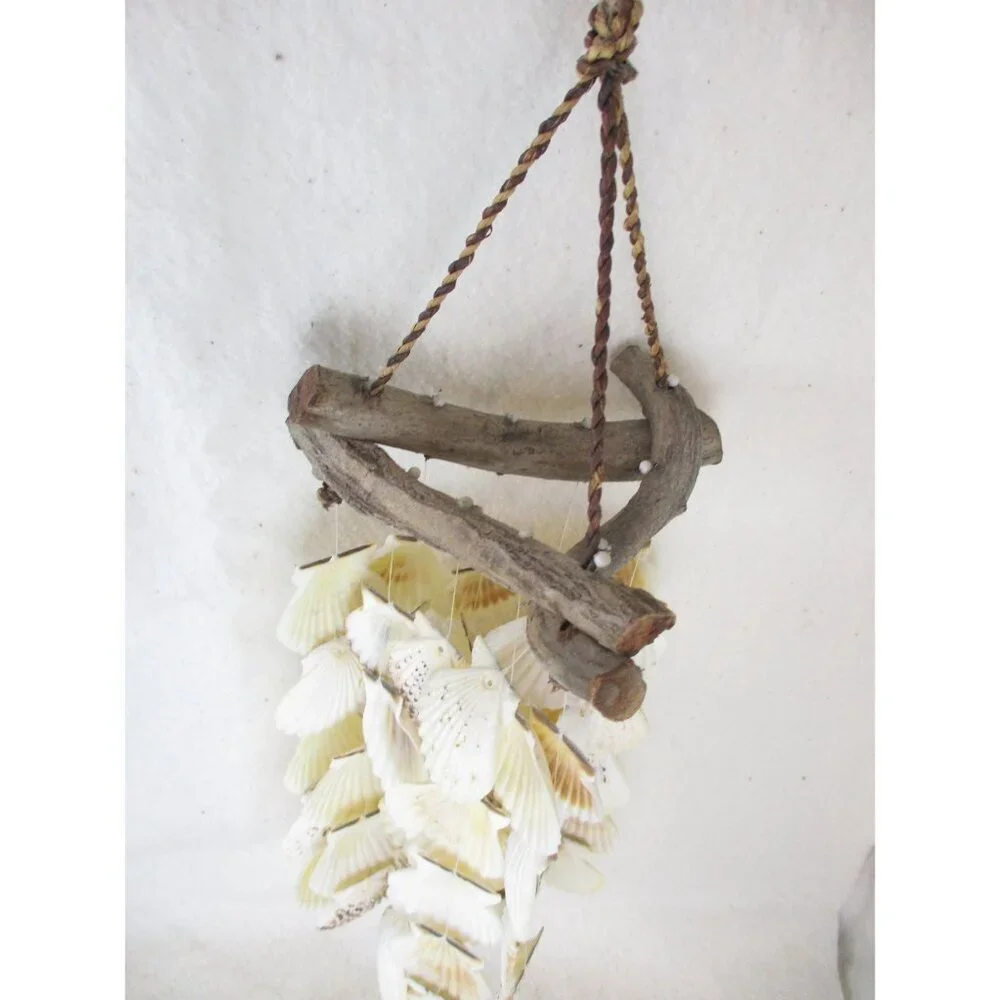 Wind Chime, Hand‎ Crafted Windchime, Sea scape, Nature, Nautical sea shells